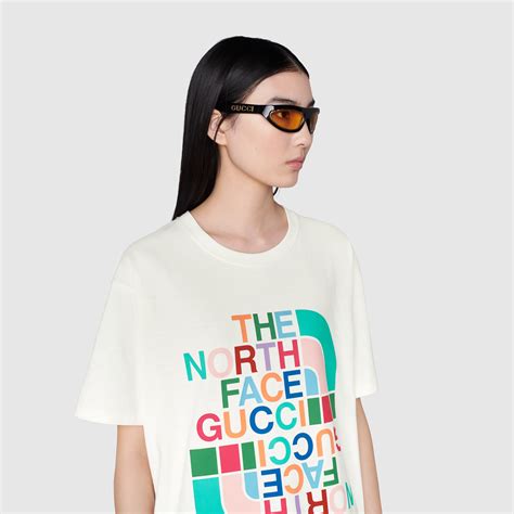 camiseta gucci north face|north face gucci collection.